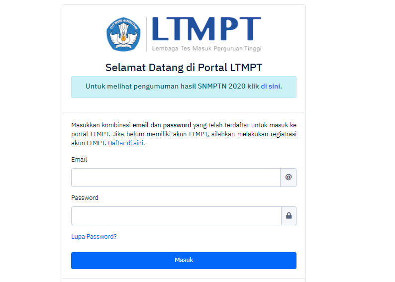 Cara Daftar Akun LTMPT UTBK SNMPTN 2021 2022 Blog Mamikos