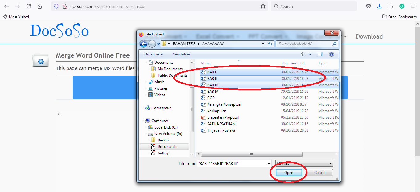 Cara Menggabungkan File Word Yang Terpisah Agar Menjadi Satu Blog Mamikos