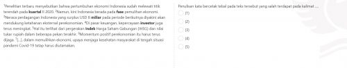 Contoh Soal Literasi Kemampuan Memahami Bacaan Dan Menulis Snbt Resmi