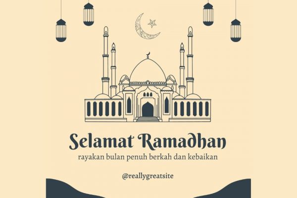 Tulisan Kata Kata Poster Menyambut Bulan Suci Ramadan H