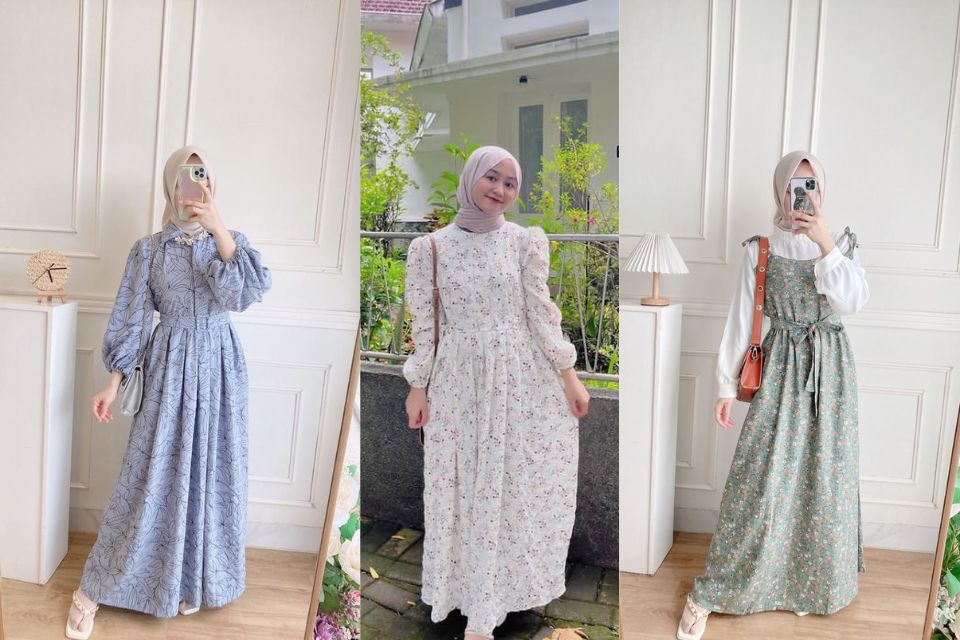 Trend Model Baju Gamis Terbaru Remaja Wanita Lebaran