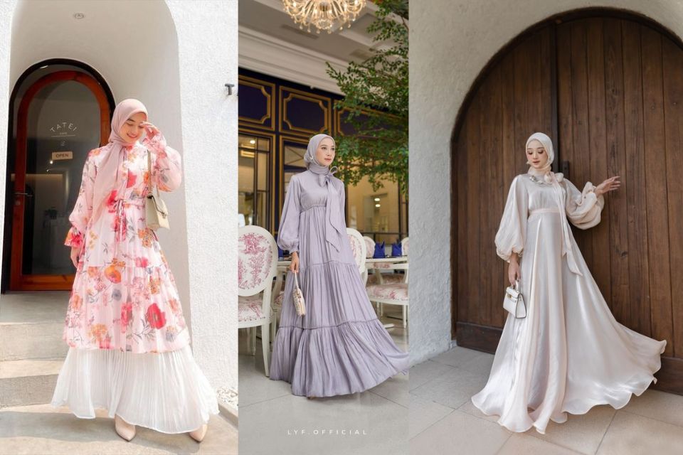 Trend Model Baju Gamis Terbaru Remaja Wanita Lebaran