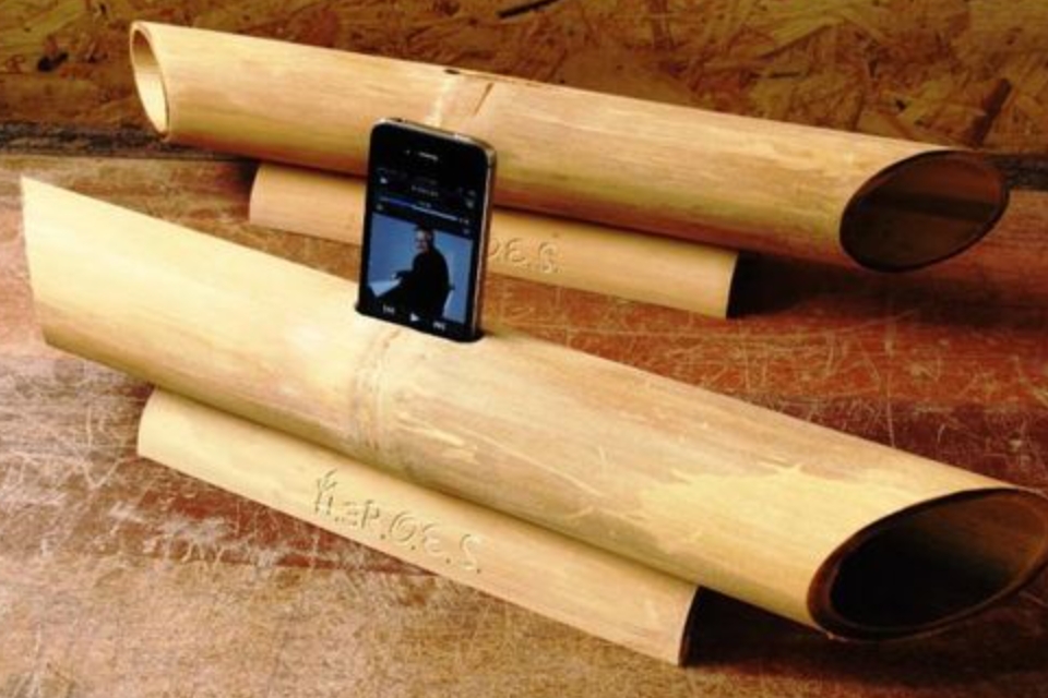 Contoh Produk Kerajinan dari Bahan Bambu