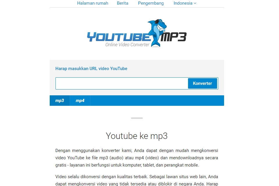 Link Konversi Video YouTube ke Audio MP3 Tanpa Aplikasi