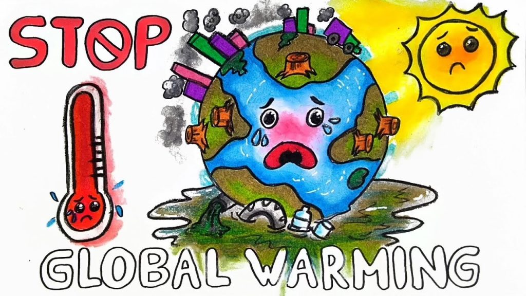 8 Contoh Poster Pemanasan Global yang Mudah Digambar Beserta Penjelasannya