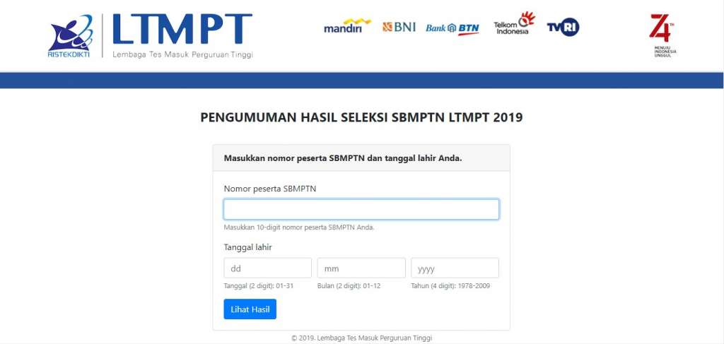 Pengumuman Hasil SBMPTN 2021 Via Link Pengumuman-sbmptn.ltmpt.ac.id ...