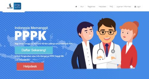 Daftar ssp3k.bkn.go.id Link Pendaftaran CPNS PPPK / P3K 2021