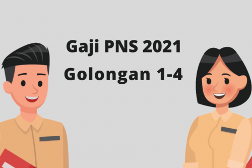 Update! Besar Gaji PNS 2021 Golongan 1-4 2021