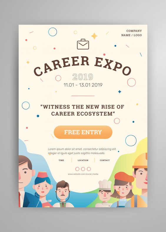 Contoh Poster Career Expo