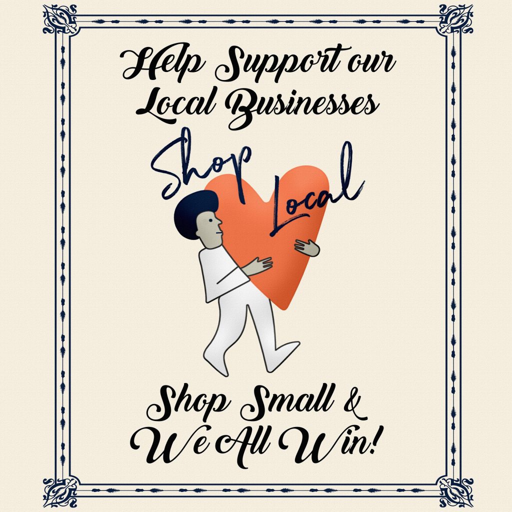 Contoh Poster Support Local Businesses