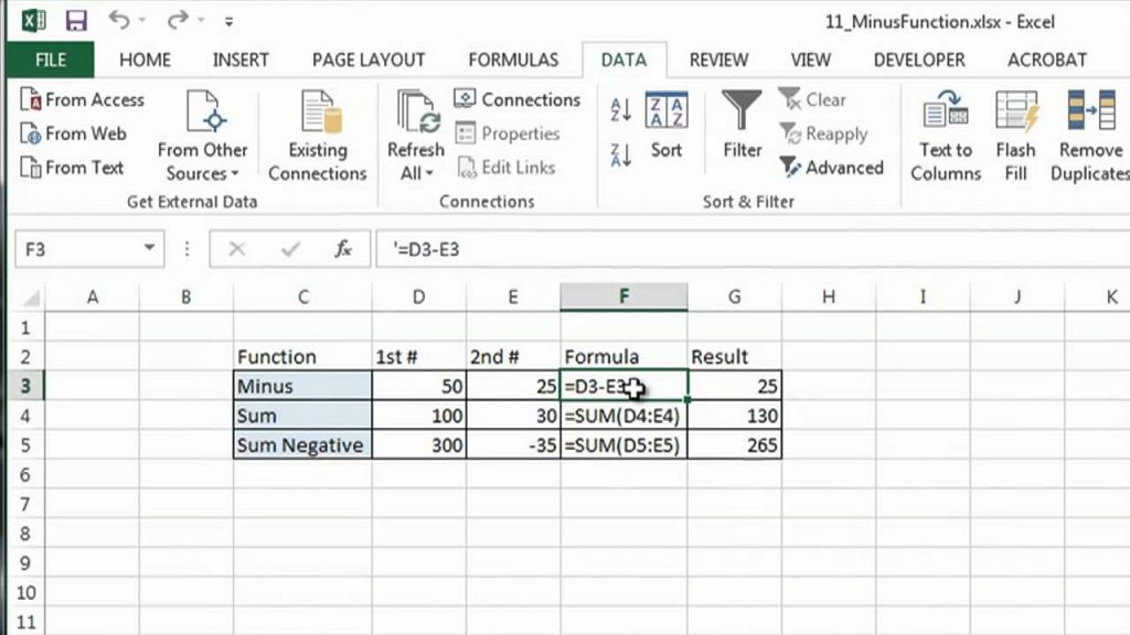 Contoh Rumus Excel Lengkap Perkalian Pengurangan Rata Rata My Xxx Hot