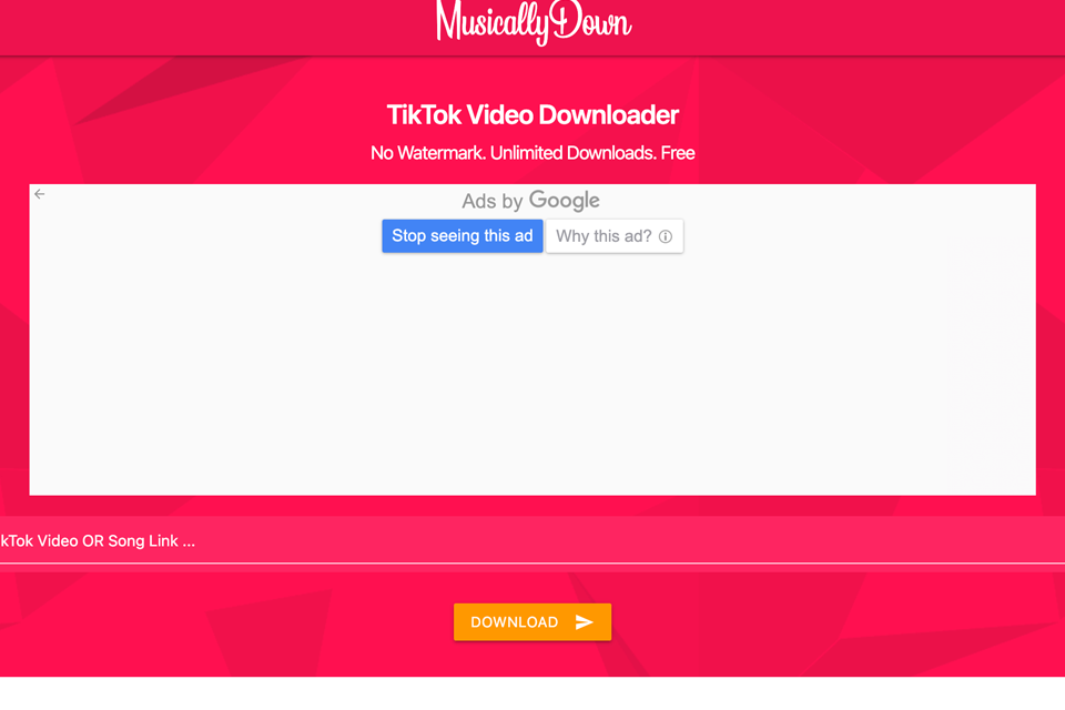 Cara Download Video Tiktok Tanpa Watermark seraya Menggunakan musicallydown.com