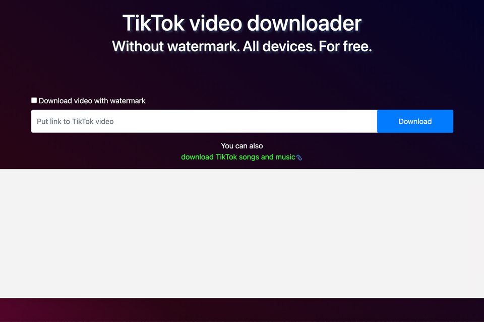 Cara Download Video Tiktok Tanpa Watermark seraya Menggunakan qload.info