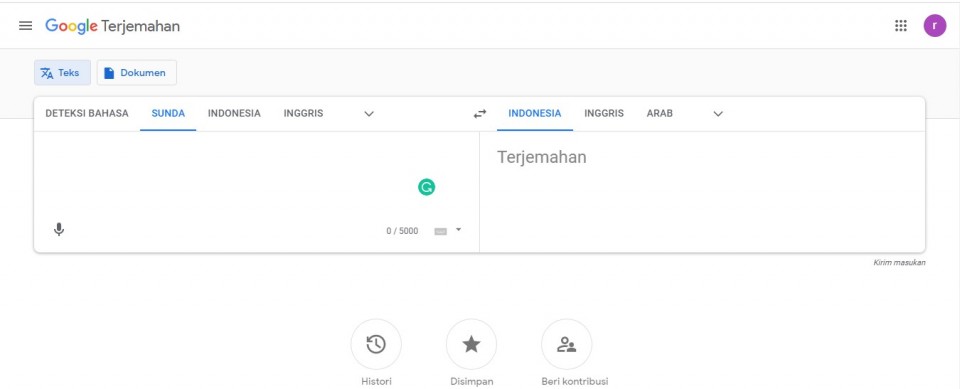 google translate bahasa sunda indonesia