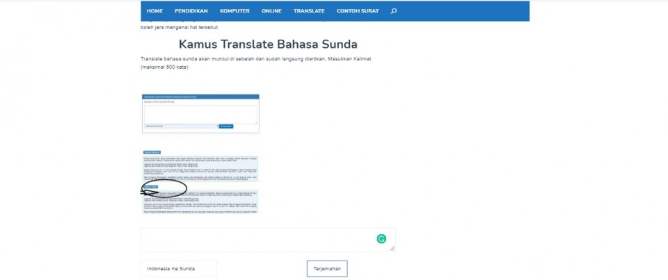Translate sunda ke indonesia yang benar