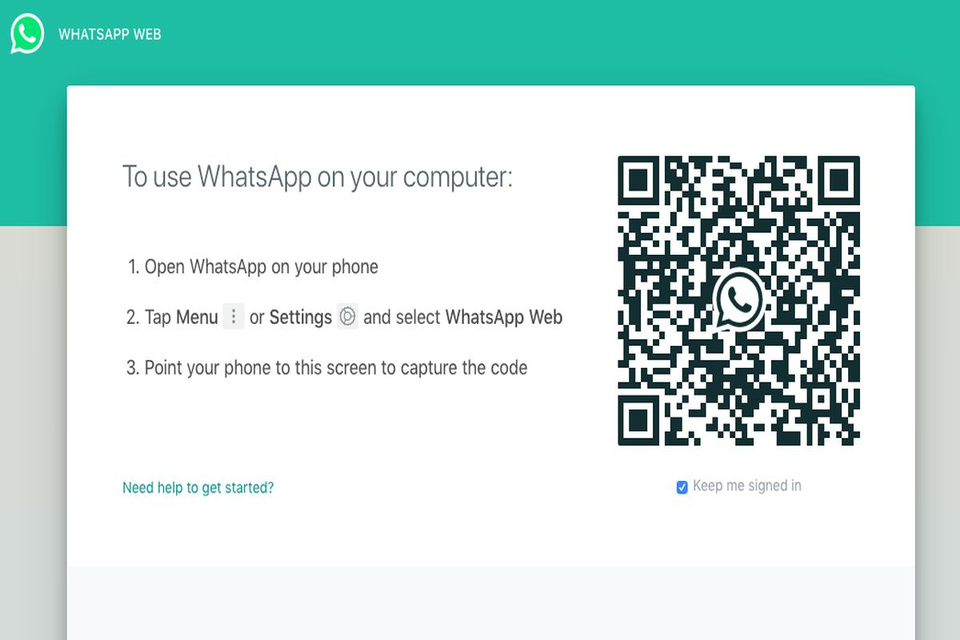 whatsapp login laptop