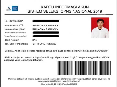 Cetak Kartu Ujian SKD CPNS 2021, Jenis Kertas, Ukuran & Ketentuannya ...