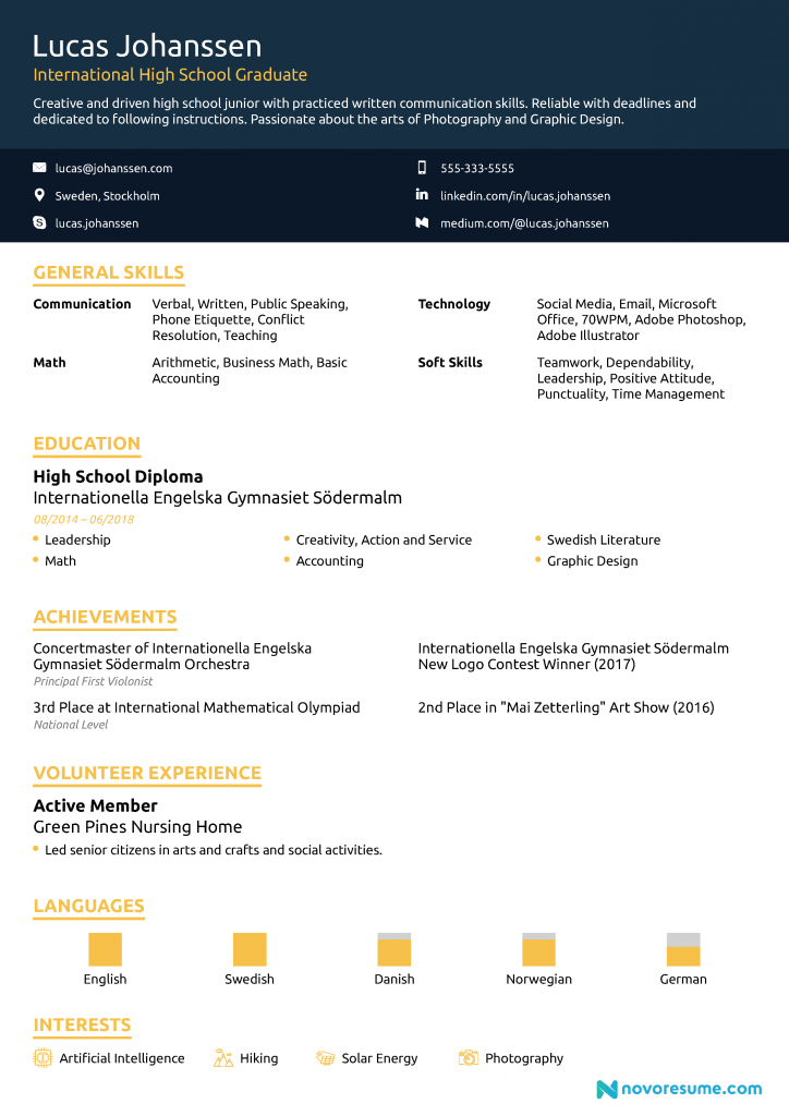 5 Contoh Cv Fresh Graduate Tanpa Pengalaman Yang Benar Dan Menarik Mamikos Info