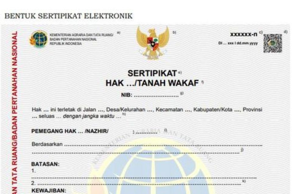 Contoh Letak Nomor Sertifikat Tanah yang Benar beserta Penjelasan dari Isi Sertifikatnya