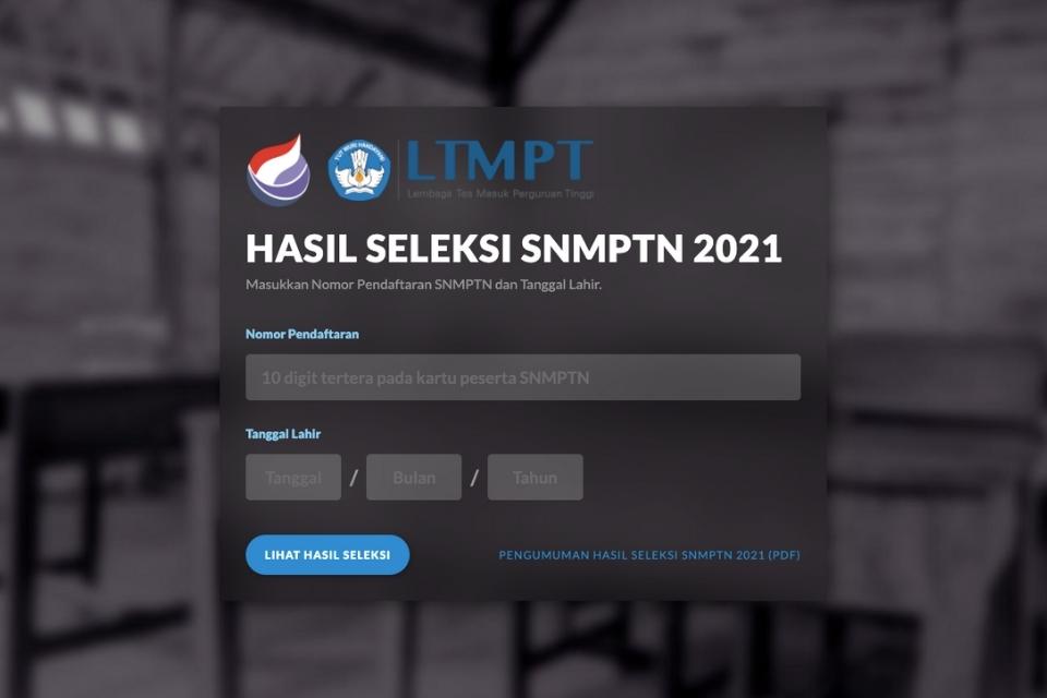 Link Alternatif Pengumuman Kelulusan Hasil Seleksi SNMPTN 2022