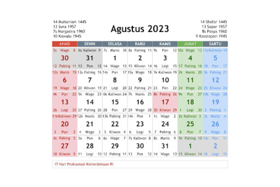 Kalender Juli 2023 Lengkap Dengan Tanggal Merah Kalender Juli 2023 Vrogue