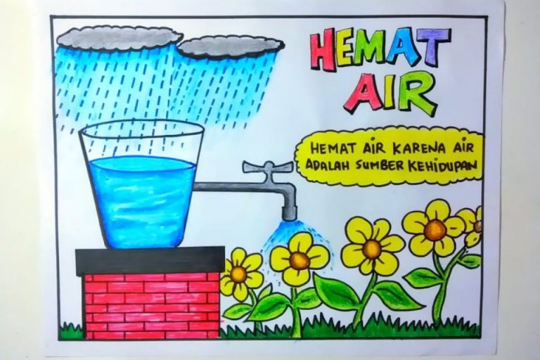 7 Contoh Poster Hemat Air Yang Bagus Dan Mudah Digambar Blog Mamikos 0990