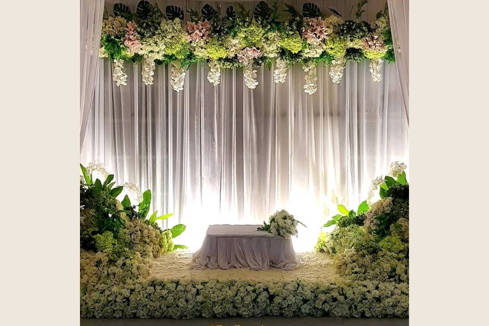 8 Gambar Dekorasi Akad Nikah Lesehan di Rumah Elegan dan Mewah Blog