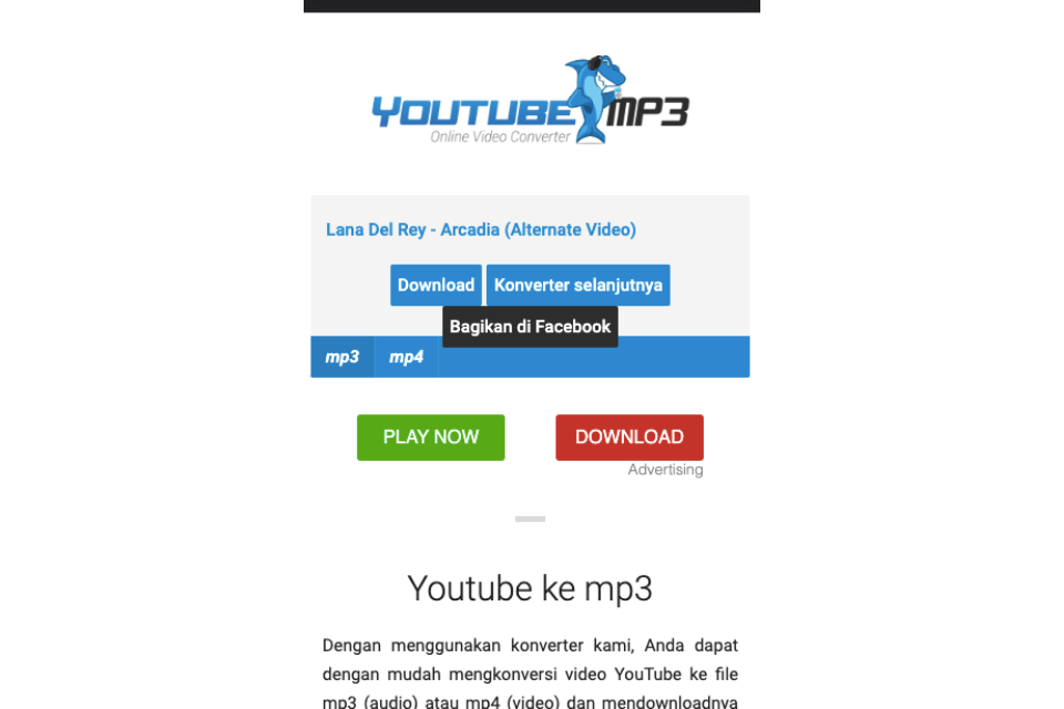 Link Download Video YouTube jadi Mp3 di HP tanpa Aplikasi dan Cara Menggunakannya