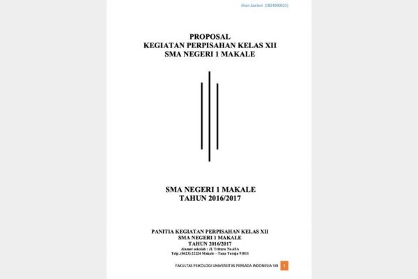 Contoh Proposal Perpisahan Sekolah Beserta Cara Membuatnya Lengkap ...