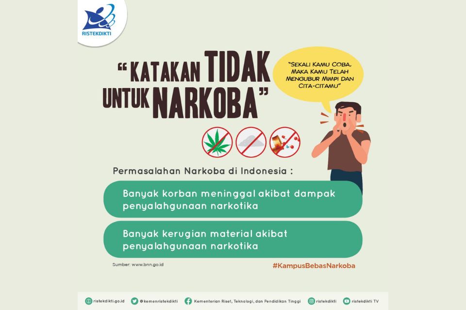 Contoh Poster Bahaya Narkoba yang Menarik dan Mudah Digambar 