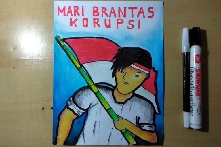 5 Contoh Poster Anti Korupsi Simple Dan Keren, Mudah Digambar! – Blog ...