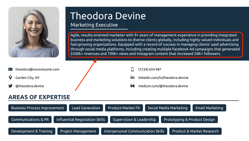 What To Include In Personal Profile On Cv - Design Talk