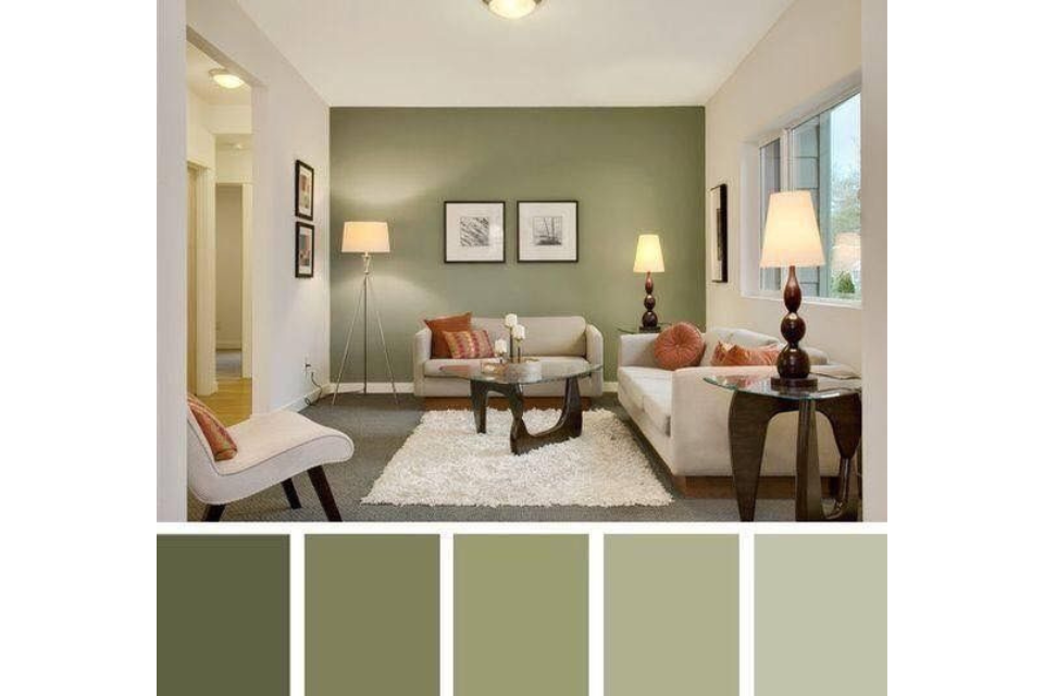10 Contoh Gambar Kombinasi Warna Hijau Interior dan Eksterior Rumah yang Elegan