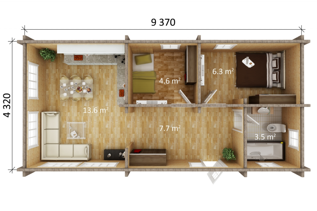 Rumah Type 36 Mamikos