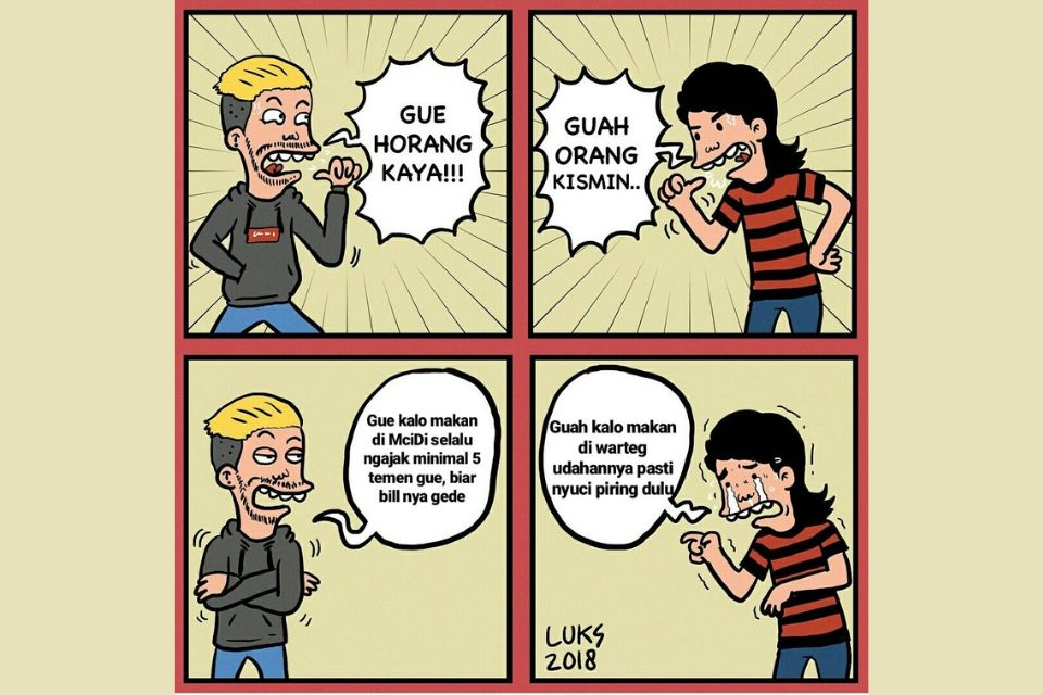 Contoh Komik 4 Strip Bercerita Tentang Penyerbukan Sertakanlah Serangga