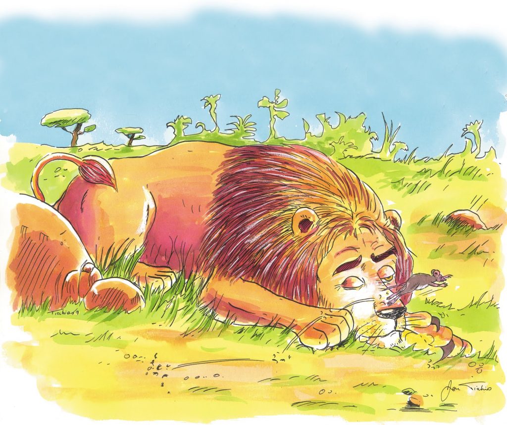 Kumpulan Cerita Dongeng Sebelum Tidur: Tikus dan Singa Mengajarkan Kebajikan