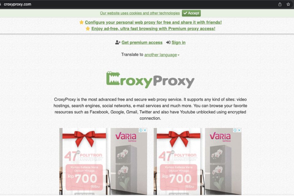 Croxyproxy Gratis 2023 Terbaru Privasi Terjamin Bisa Buka Semua Situs yang Diblokir