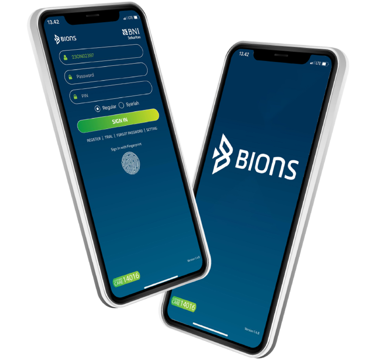 BIONS Mobile aplikasi trading