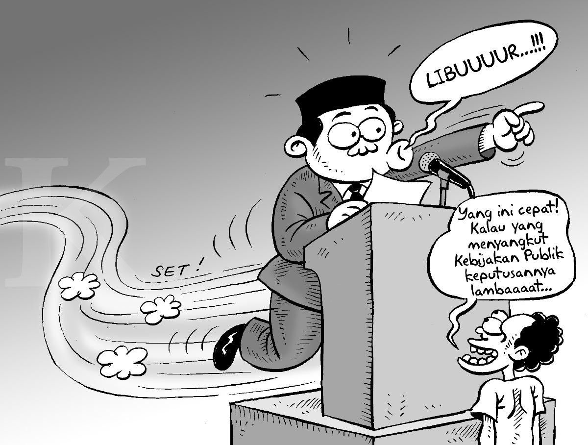 10 Contoh Gambar Ilustrasi Karikatur Yang Keren Terbaru Dan Mudah