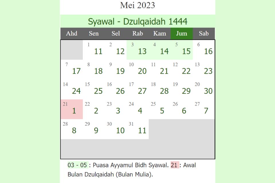 Kalender 2023 Lengkap Dengan Hijriah Beserta Hari Penting Nasional Gratis Blog Mamikos 5421