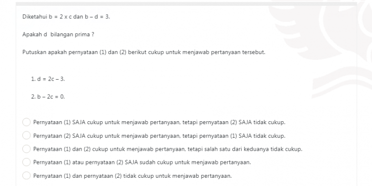 Contoh Soal Pengetahuan Kuantitatif Untuk SNBT 2023 Dari BP3 Kemdikbud ...