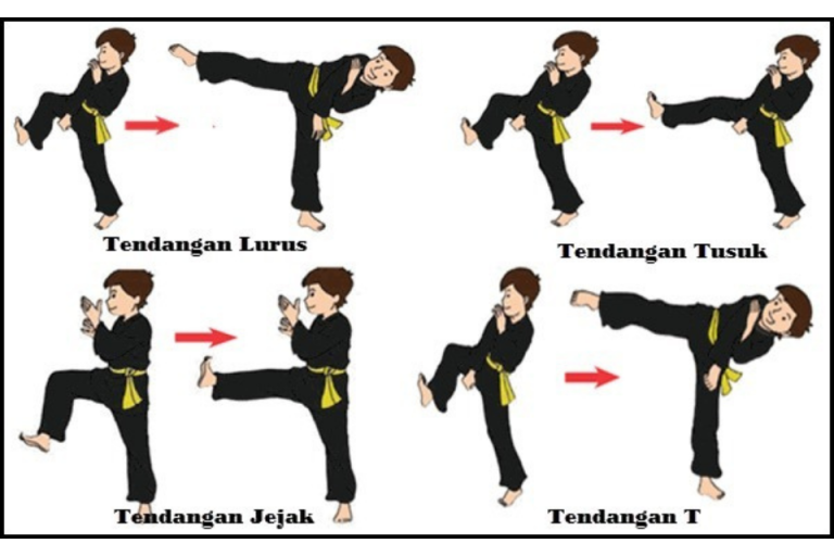 10 Gerakan Pencak Silat Beserta Nama Dan Gambarnya Lengkap – Blog Mamikos