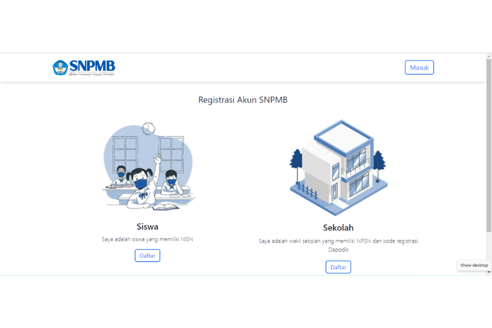 12 Tahapan Langkah-Langkah Pembuatan Akun SNPMB Siswa 2023