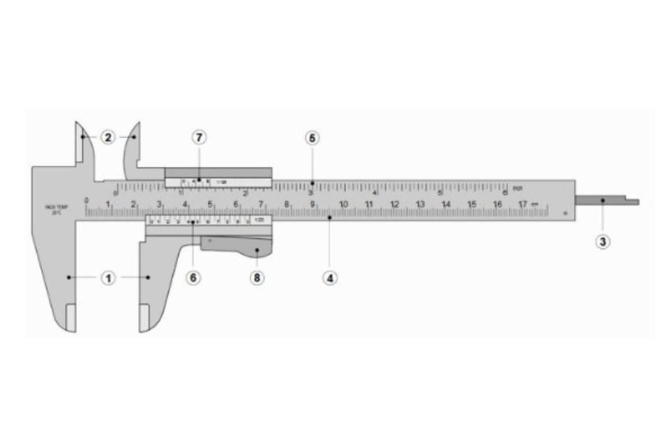 Pengenalan Bagian Pada Alat Jangka Sorong 