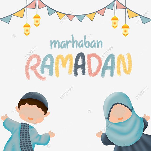 3. Gambar Marhaban Ya Ramadhan Warna Pastel