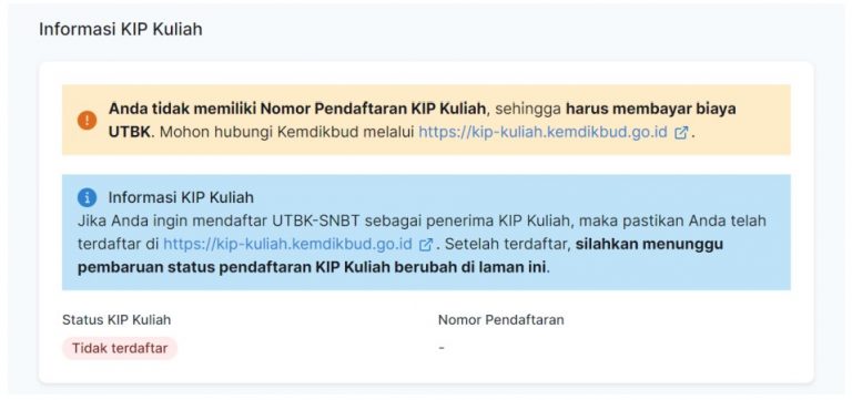 Panduan Menu Alur Pendaftaran UTBK SNBT 2023 Beserta Gambar Tampilannya ...