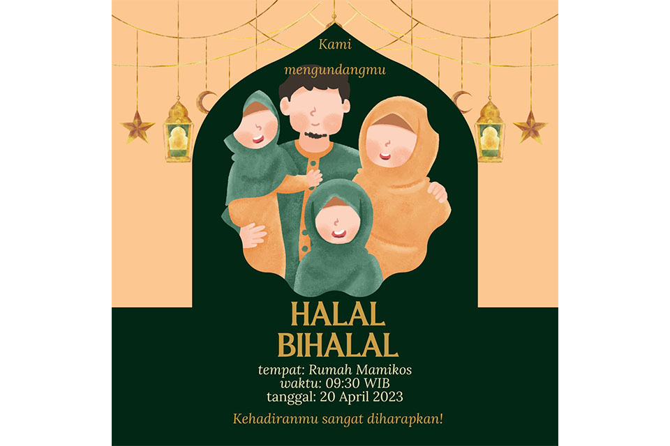 7 Contoh Undangan Halal Bihalal 2023 Dan Cara Membuatnya Yang Bagus ...