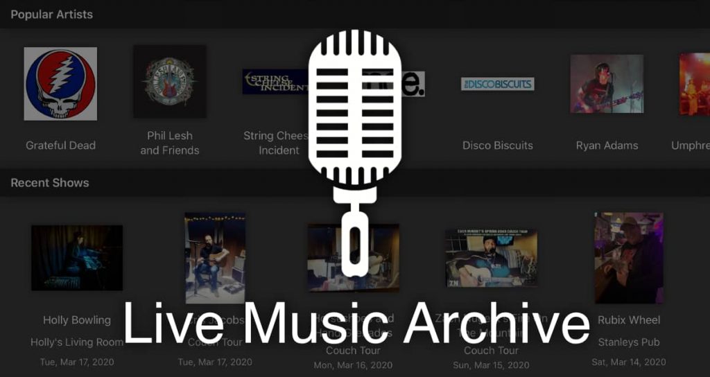 6. Live Music Archive