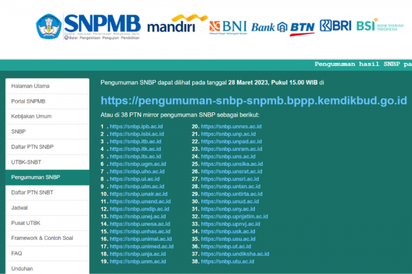 Pukul Berapa Pengumuman Hasil SNBP 2023/2024 Dibuka? Berikut Informasi ...