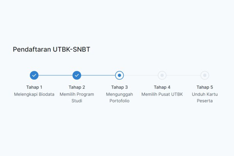 cara upload portofolio UTBK SNBT 2023